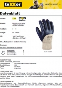 NITRIL HANDSCHUHE STRICKBUND CAT 2